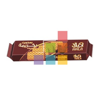HALA CREAM BISCUIT CHOCOLATE 24*95GM